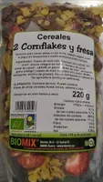 Cereales 2 cornflakes y fresas