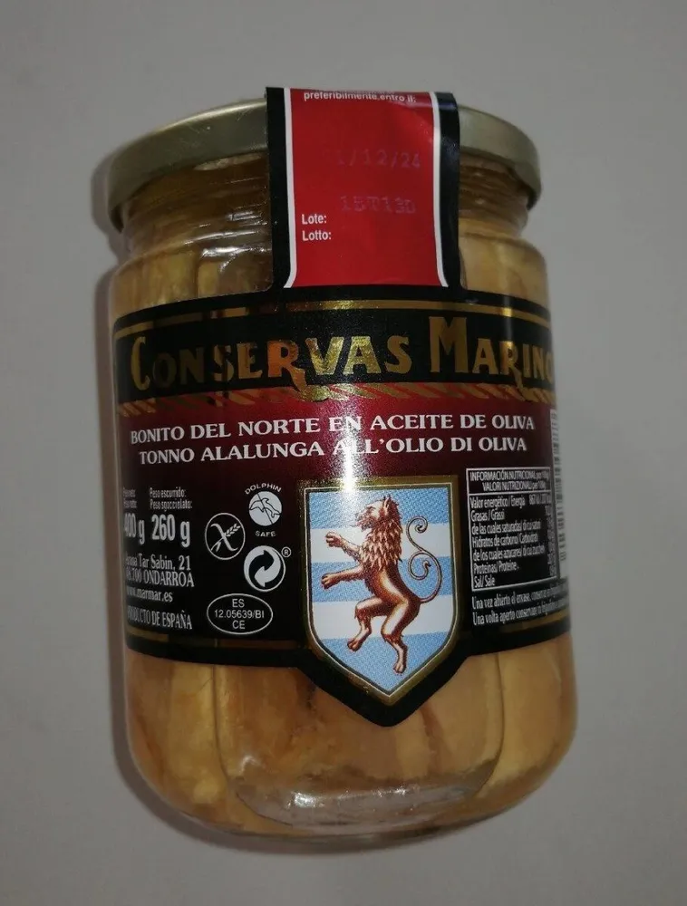 Bonito del norte en aceite de oliva