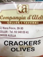 Cracker con olivas