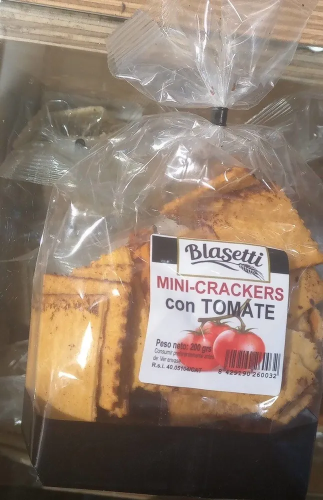 Cracker con Tomate