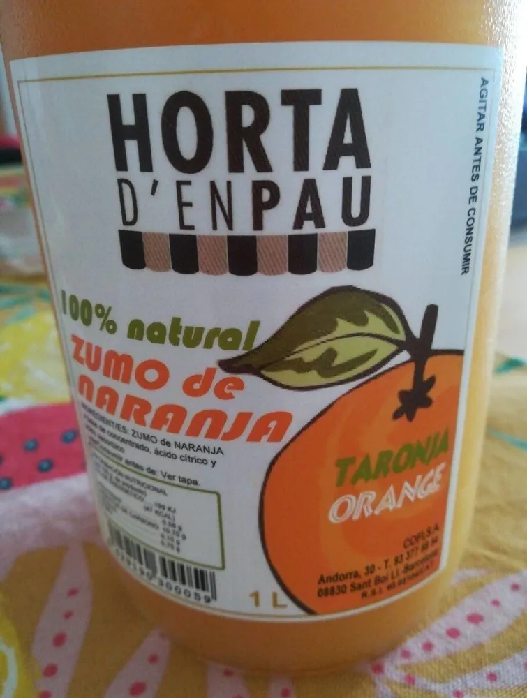 Zumo de naranja