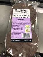 Tortita de arroz con chocolate negro