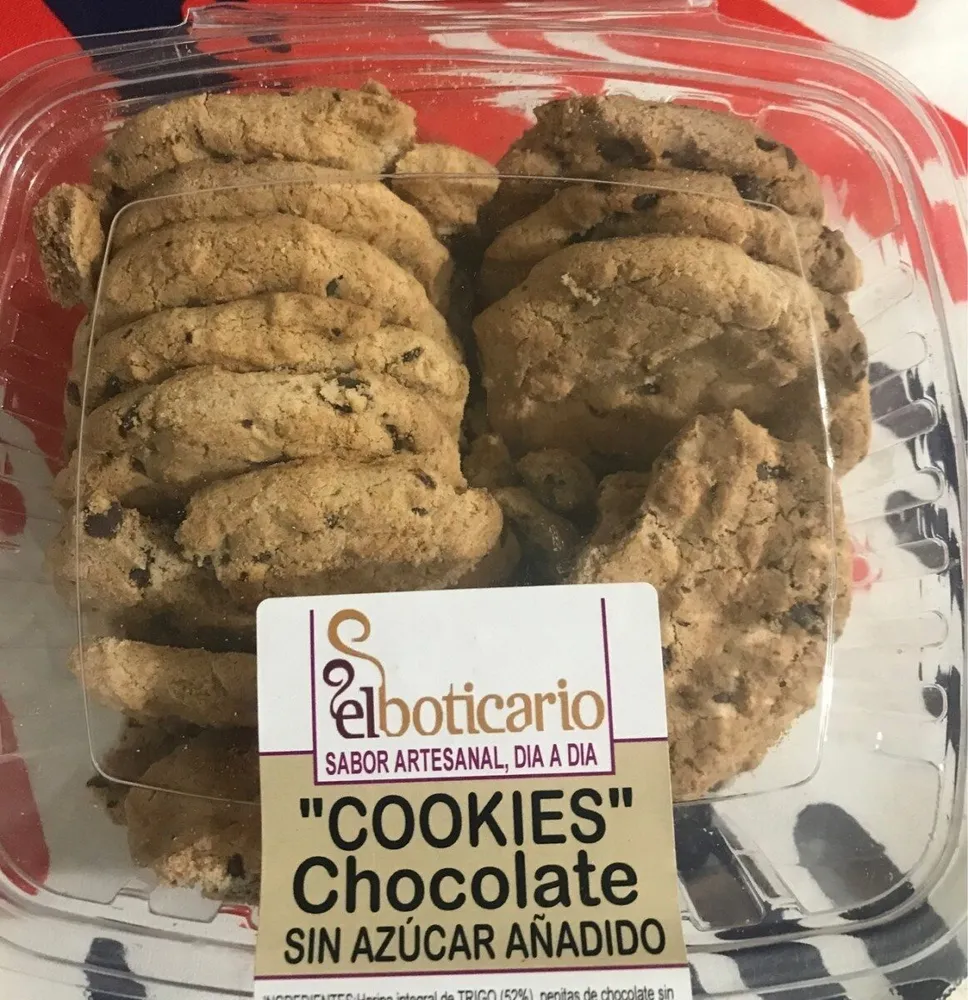 Cookies chocolate sin azucar añadido