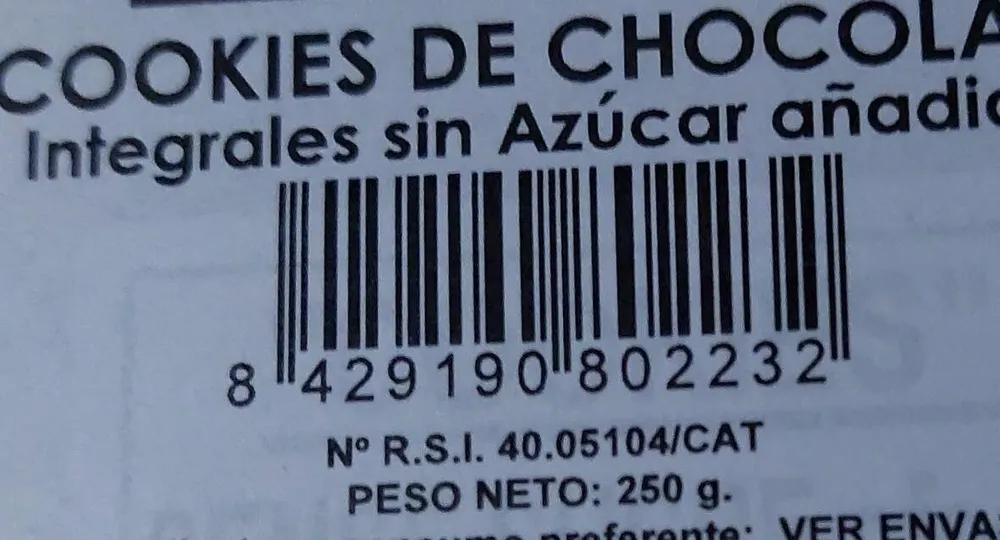Cookies de chocolate