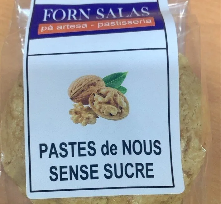 Pastas de nueces sin azucar