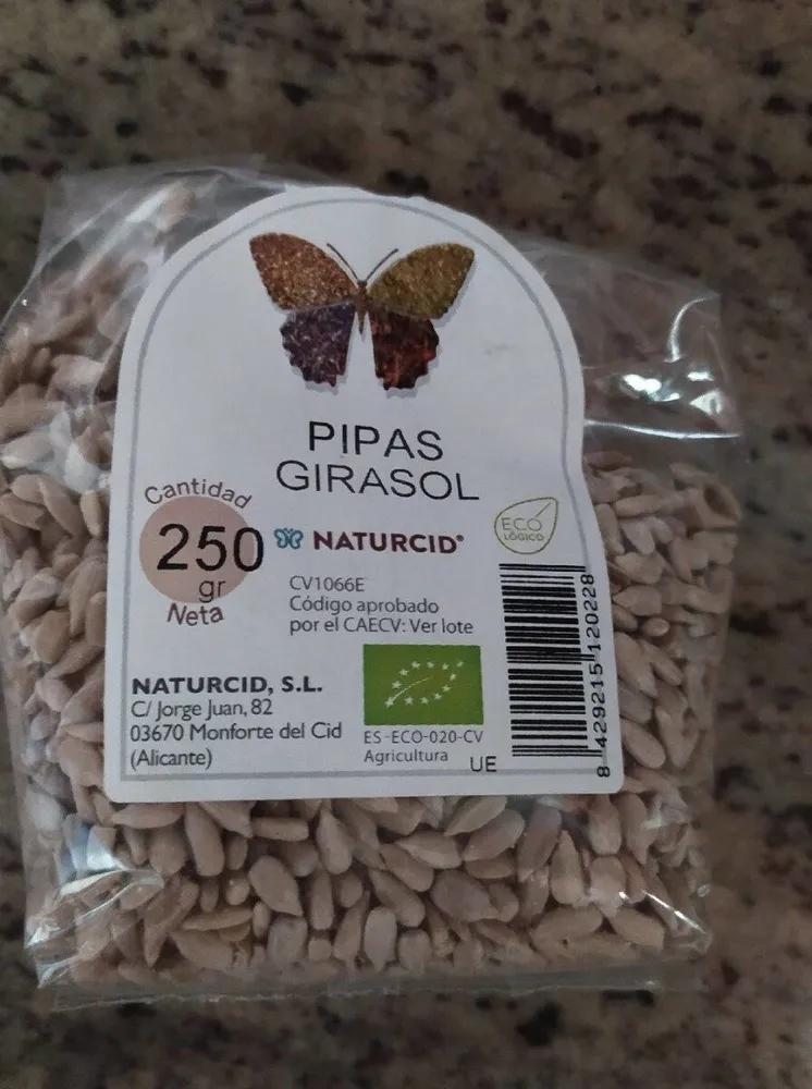Pipas de girasol