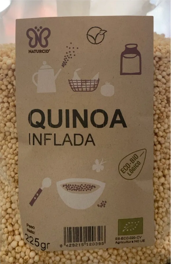 Quinoa inflada
