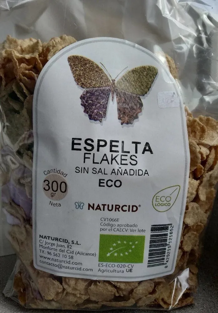 ESPELTA FLAKES SIN SAL