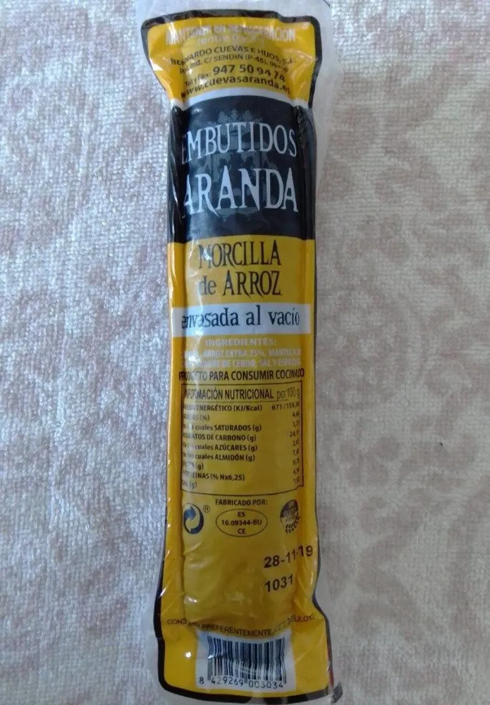 Morcilla de arroz