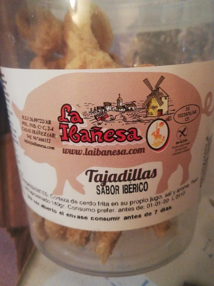 Tajadillas sabor ibérico