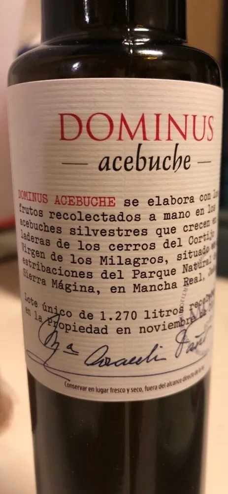 Aceite acebuche