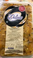 Peperoni giallo a fette cotti al forno