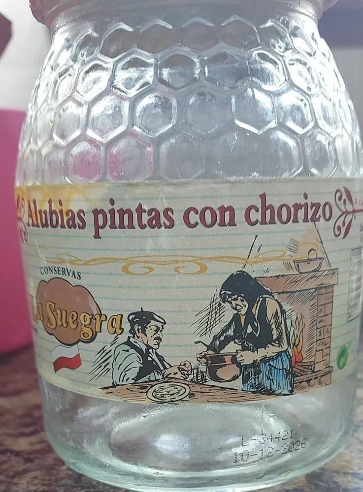 Alubias pintas con chorizo