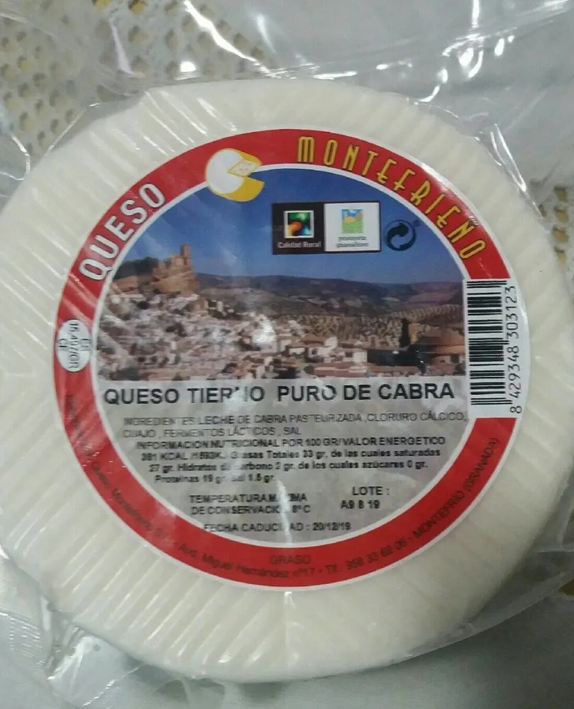Queso Tierno Puro de Cabra