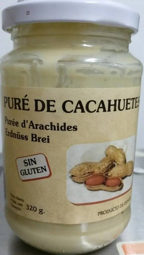 Puré de cacahuetes