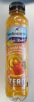 aguan mineral y zumo de frutas