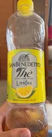 Thè limón con agua mineral natural