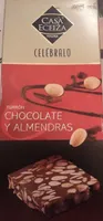 Turrón chocolate y almendras