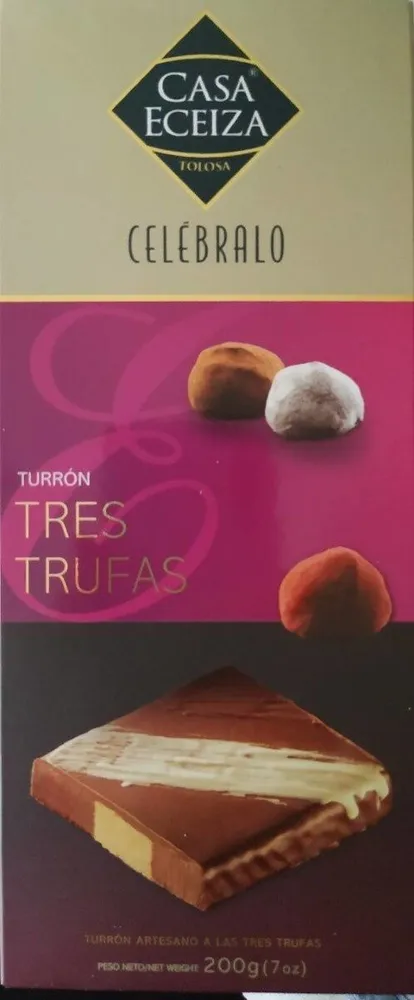 Turrón tres trufas