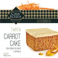 Carrot cake tarta de zanahoria con crema de queso y naranja