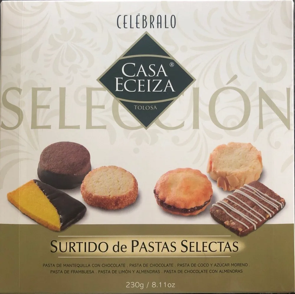 Surtido de pastas selectas
