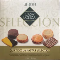 Surtido de pastas selectas