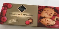 Galletas de frambuesa y macadamia