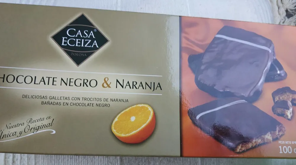 Chocolate negro & naranja
