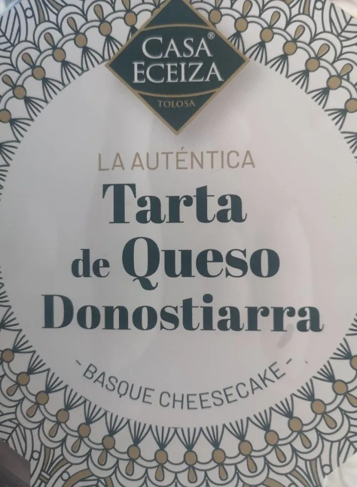 Tarta de queso Donostiarra
