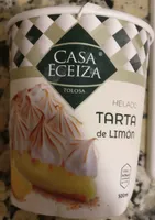 Helado tarta de limón
