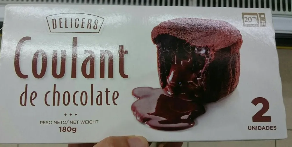 Coulant de chocolate