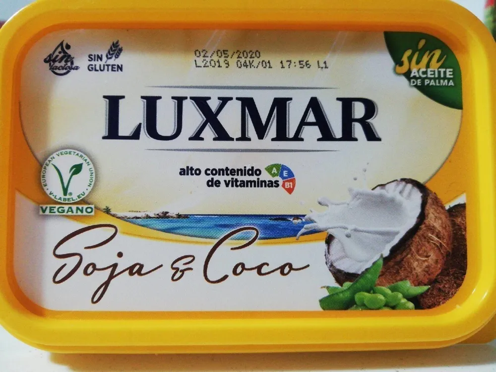Margarina 3/4 luxamar soja & coco