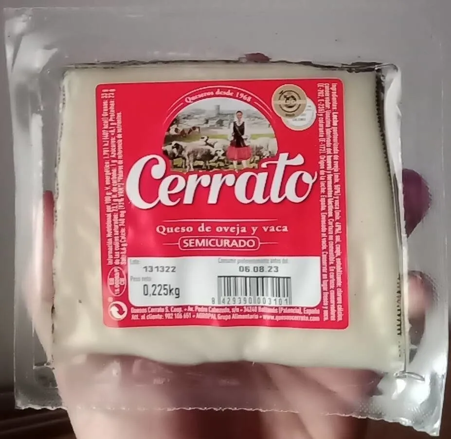 Queso de oveja y vaca semicurado
