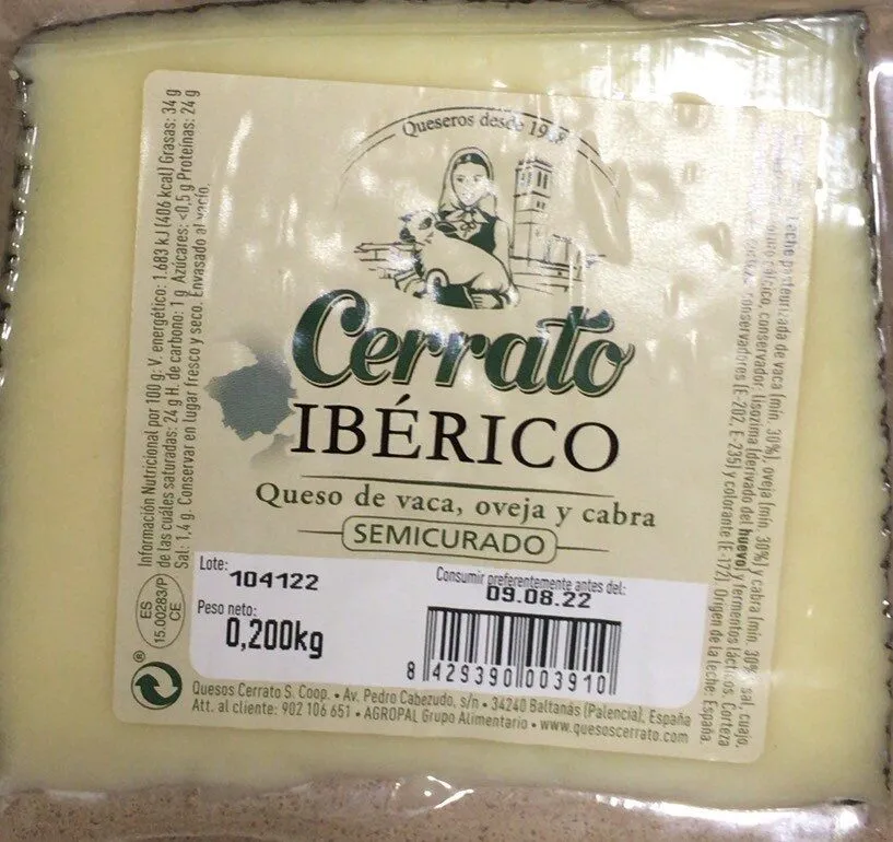 Queso Cerrato ibérico