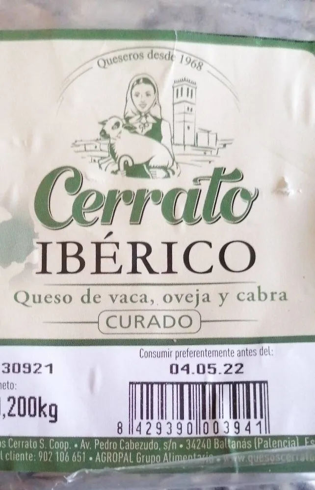 Queso curado vaca oveja y cabra