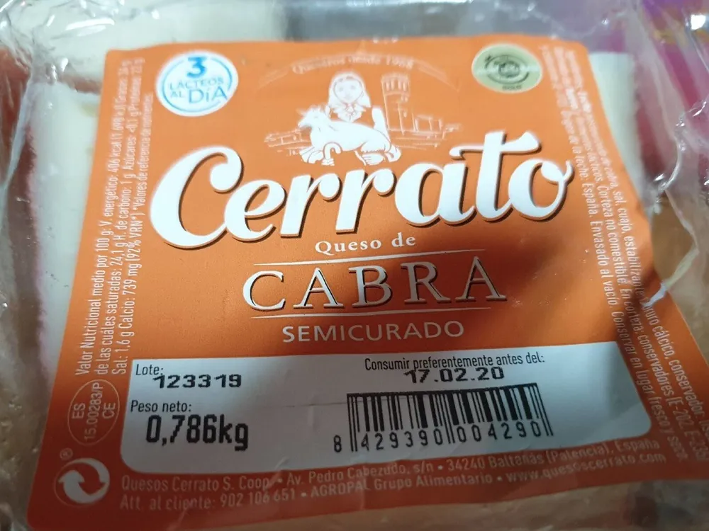 Queso de cabra semicurado