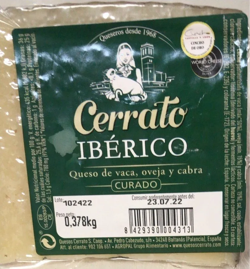 Queso vaca, oveja y cabra