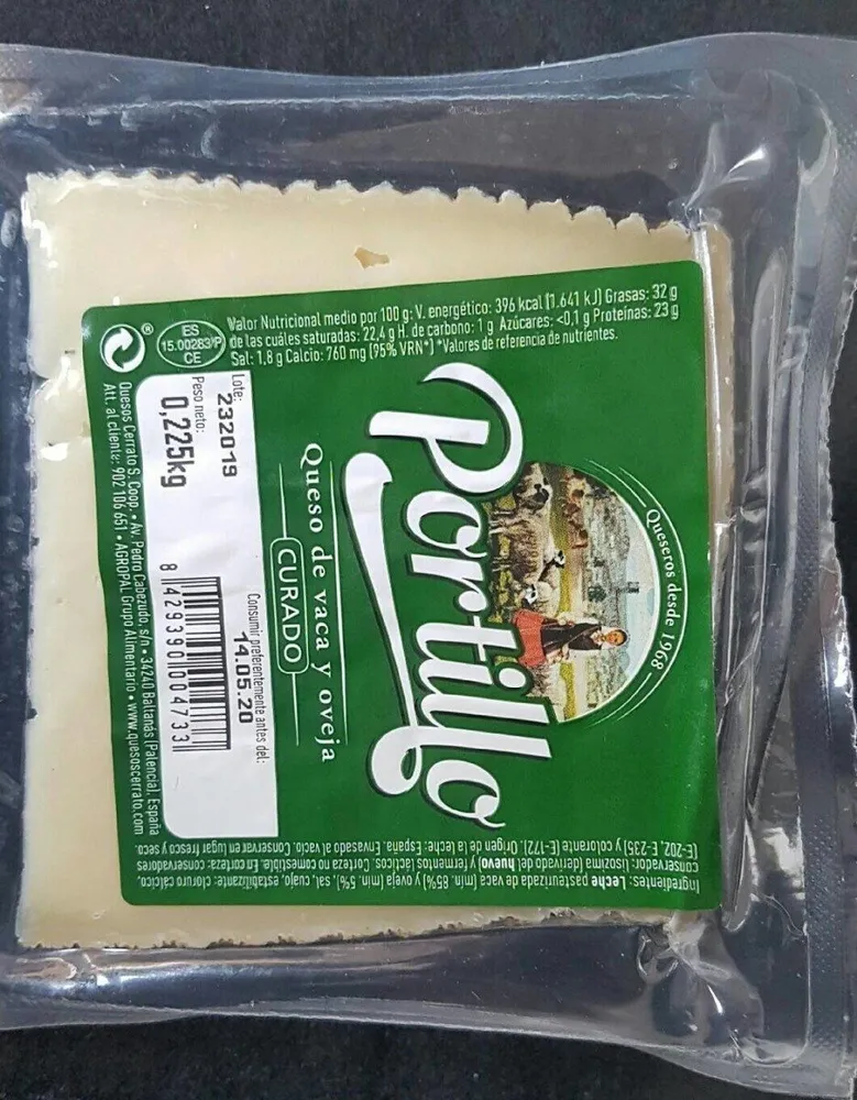Queso de vaca y oveja curado PORTILLO