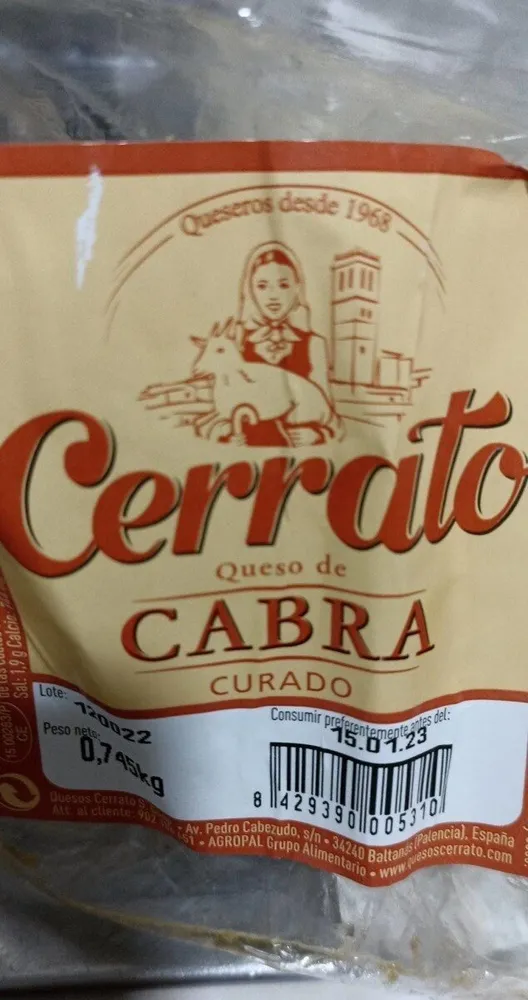 Queso de cabra curado