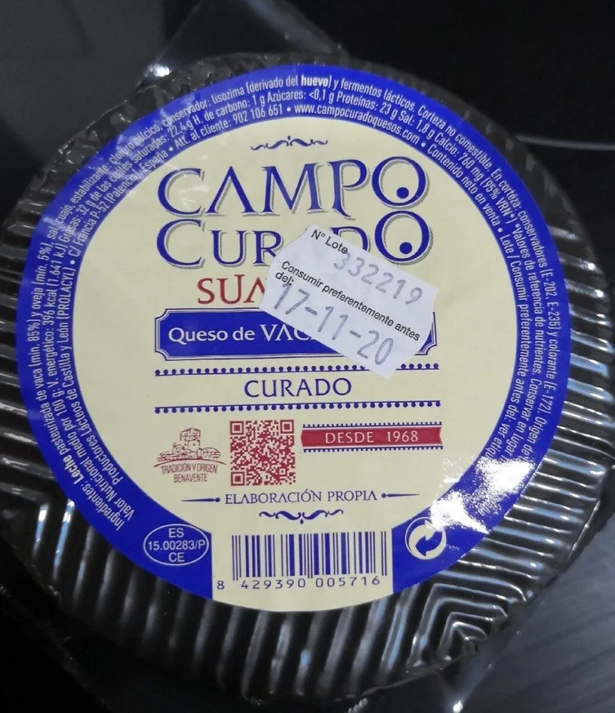 Campo curado suave
