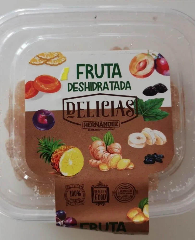 Fruta deshidratada Jengibre