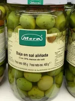 Aceituna baja en sal aliñada