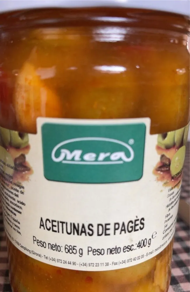 Aceitunas de pagès