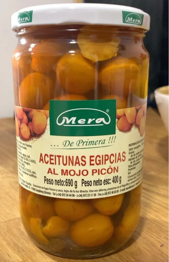 Aceitunas Egipcias al Mojo Picón