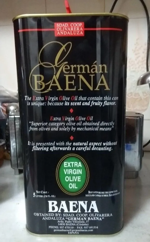 Aceite de oliva virgen extra lata 5 l