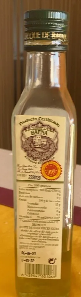 aceite de oliva baena