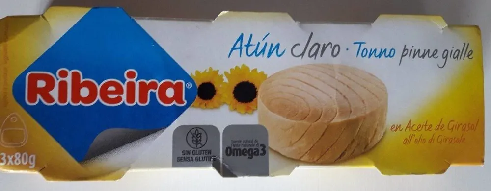 Atún claro en aceite de girasol