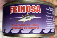 Morceaux de Thon albacore au naturel