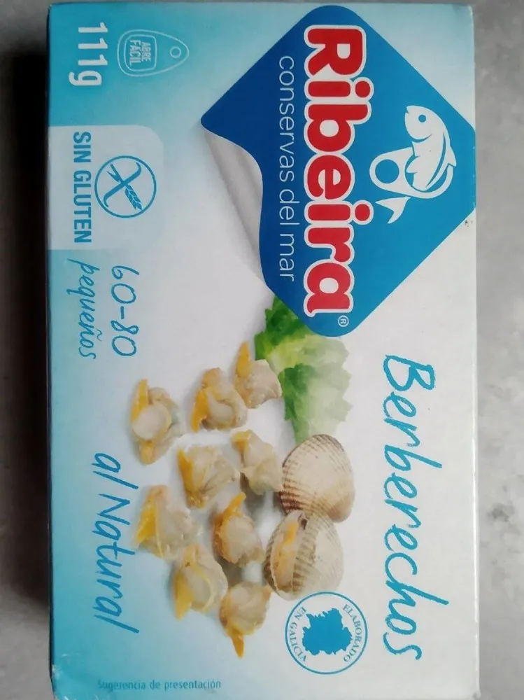 Berberechos al natural