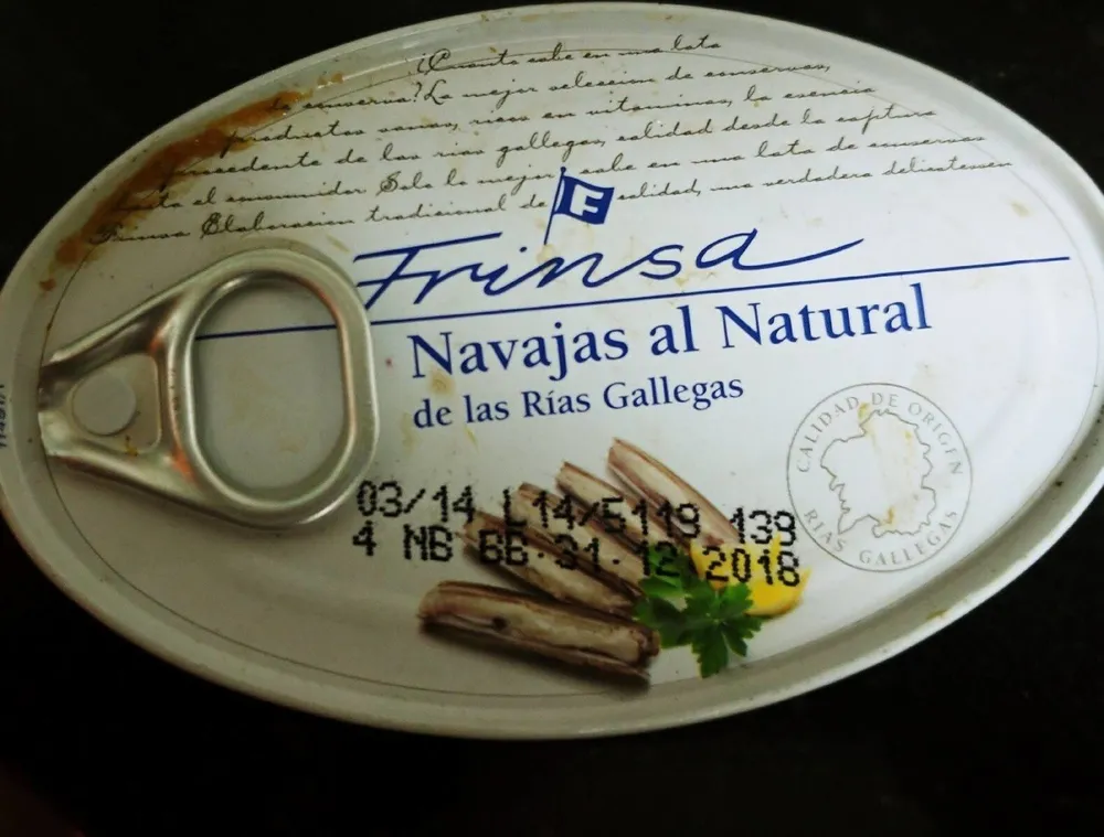Navajas natural frinsa